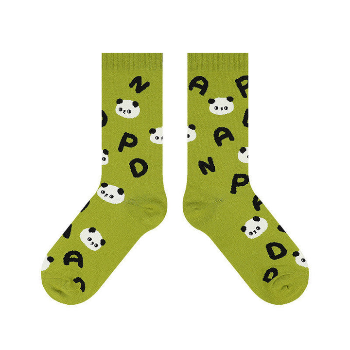 Cartoon Panda Muster Cotton Socks