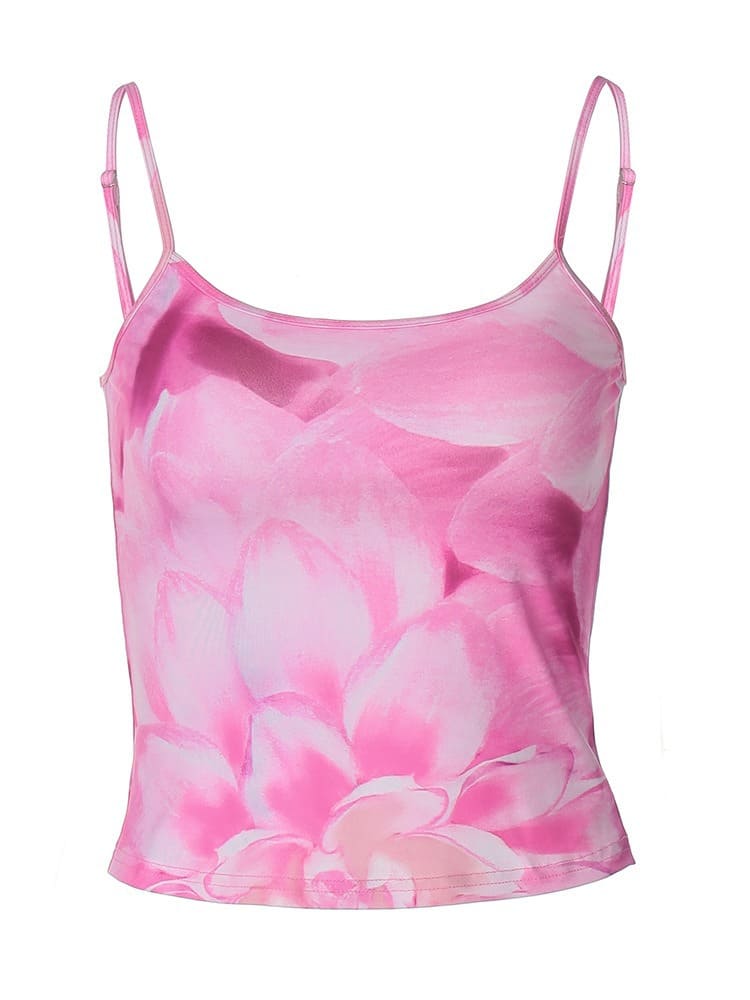 Cami-topje met bloemenprint