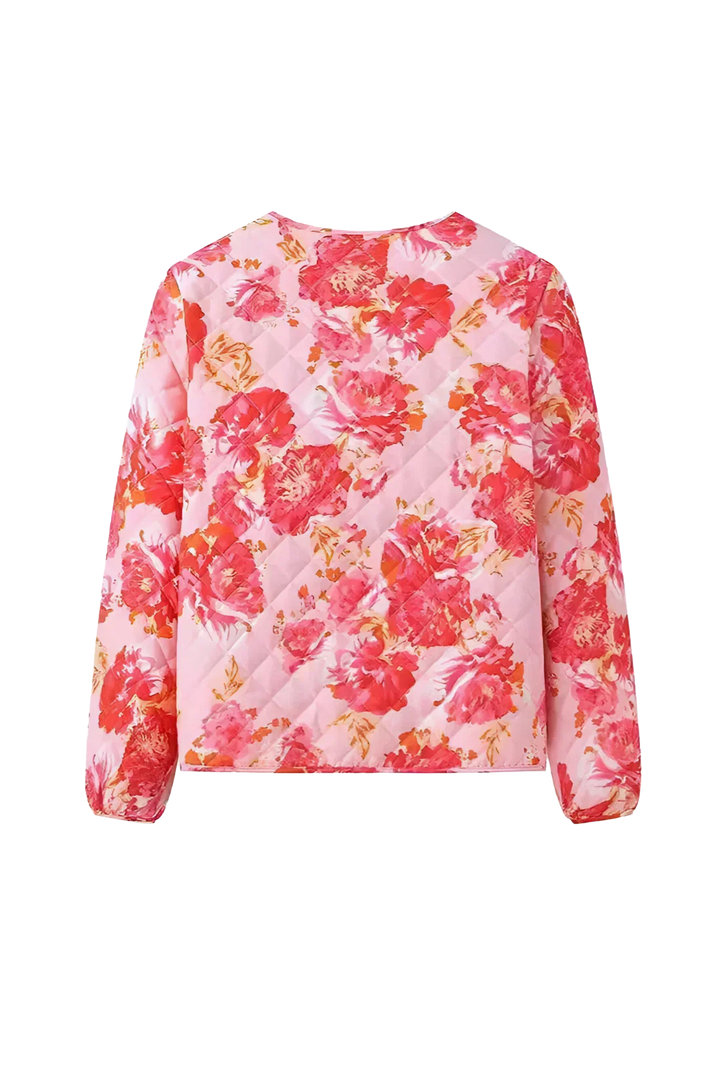 Maeve Floral Jacquard Micro Jacket