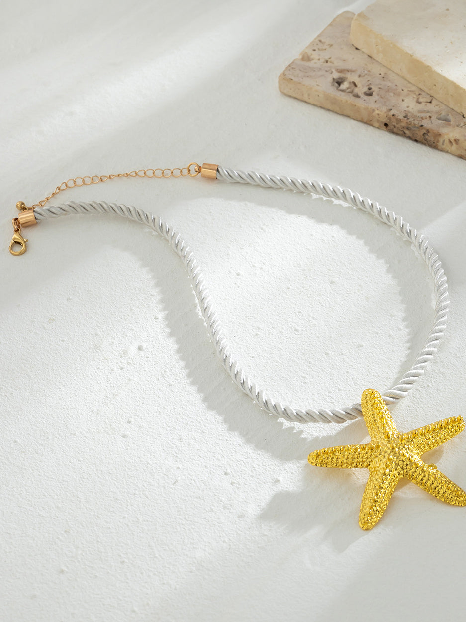 Santorini Starfish kaulakoru ~ kultaa