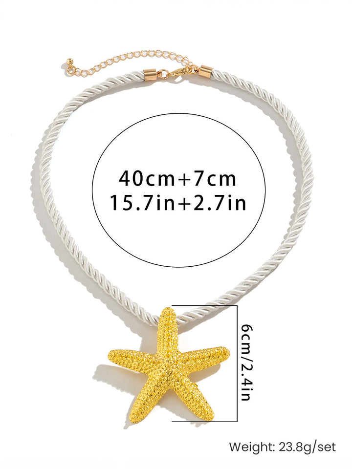 Santorini Starfish Halskette ~ Gold