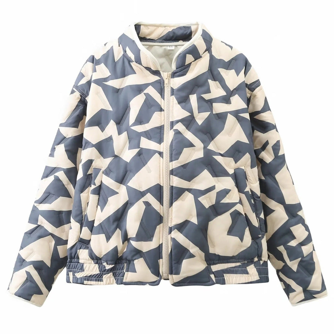 Irregular Printed Jacket