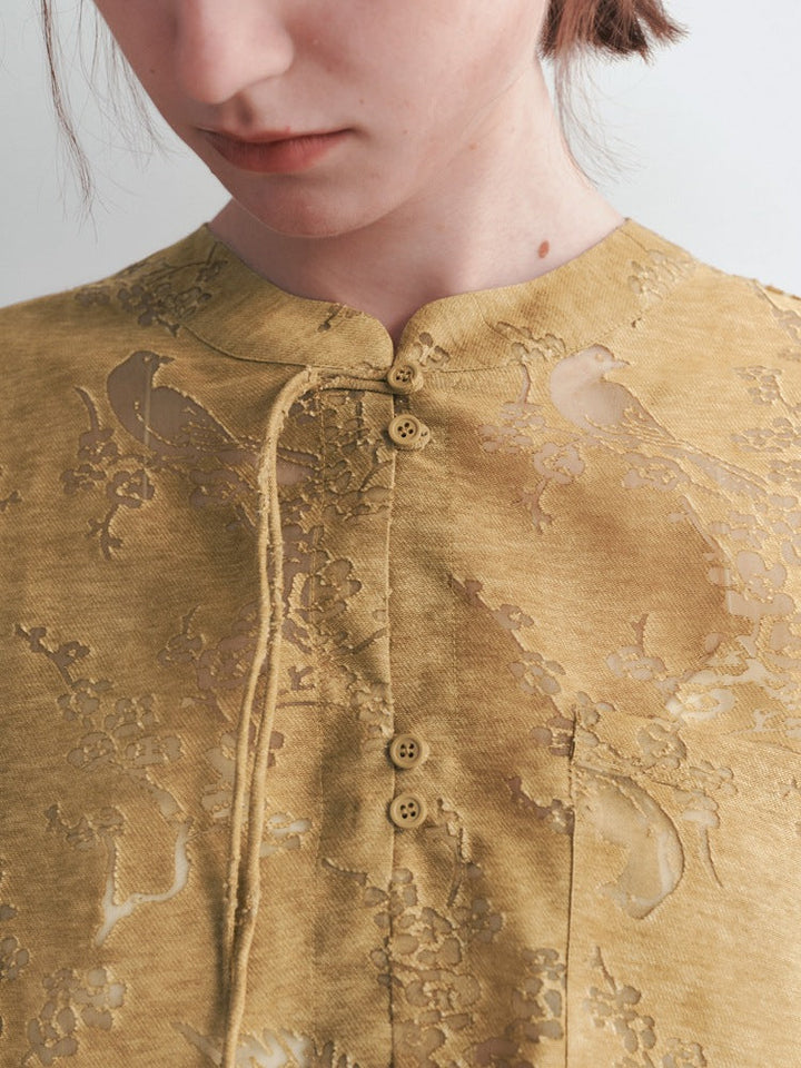 Hollow Lace Blouse