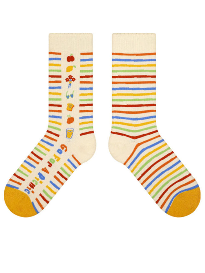 Cute College Style Socken