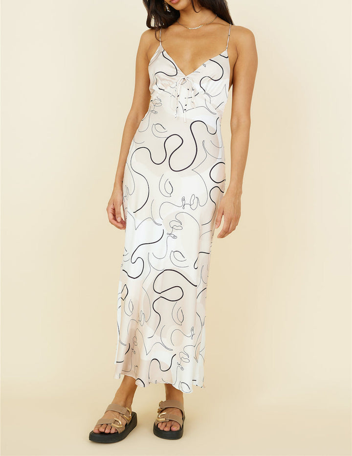 Under Control Maxi-jurk Beige