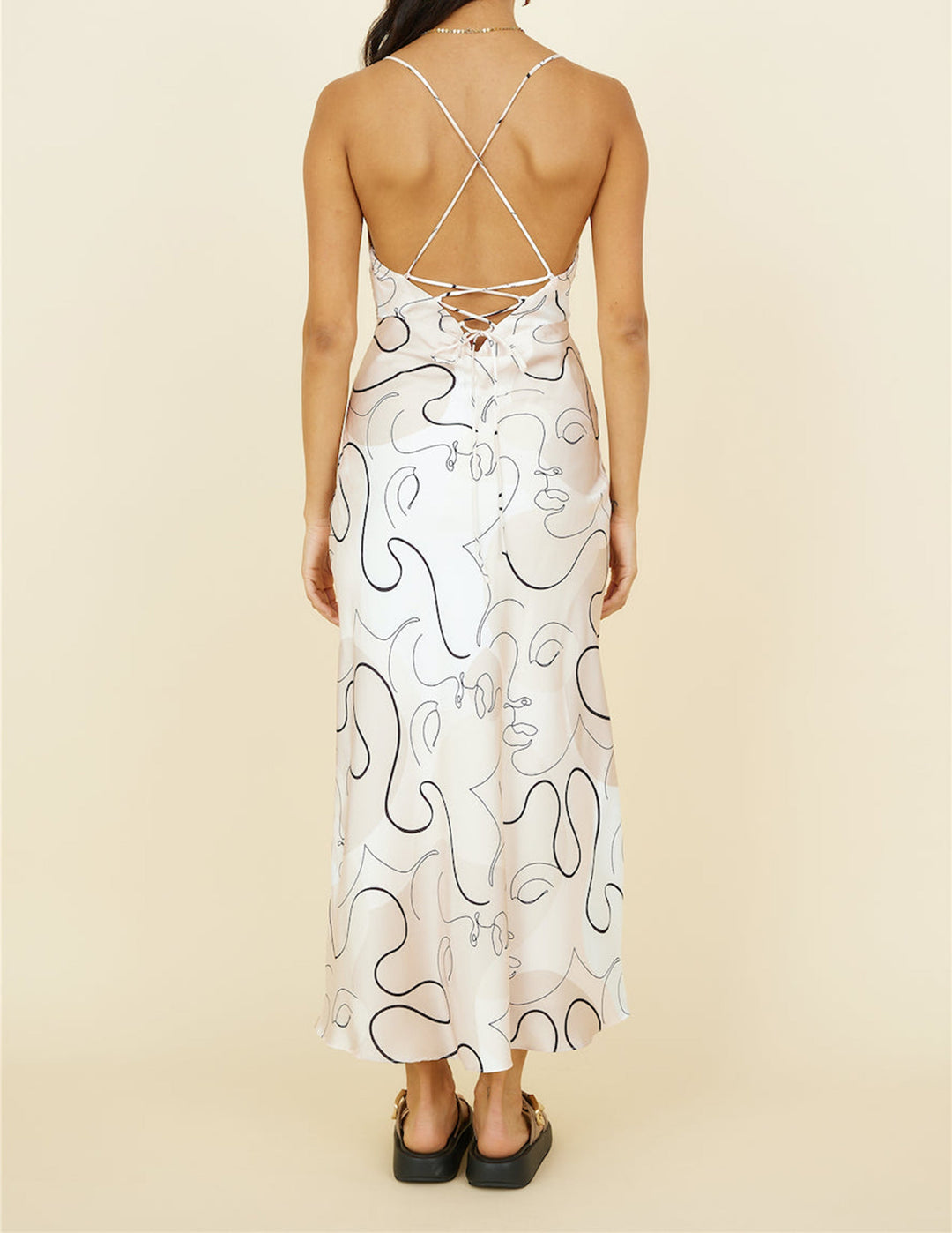 Under Control Maxi-jurk Beige