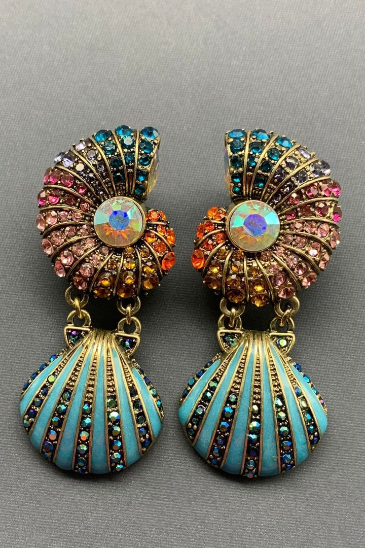 Amalia Flicker Shell Earrings