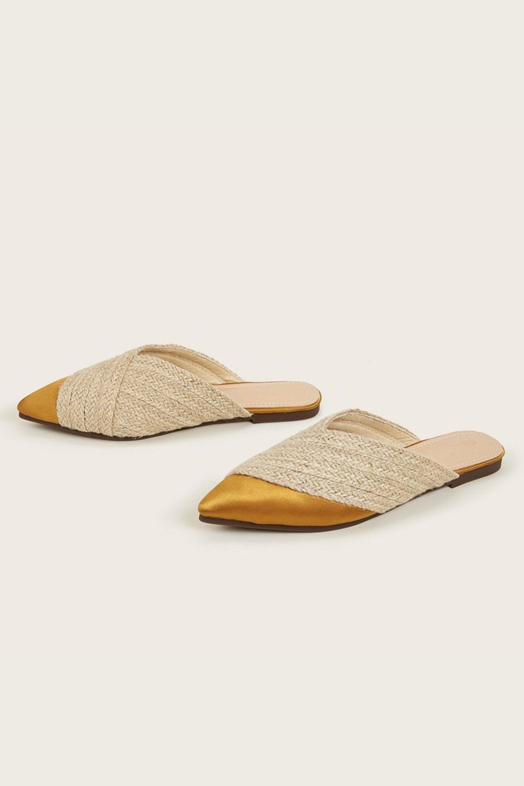 Apphia Woven Satin Slippers