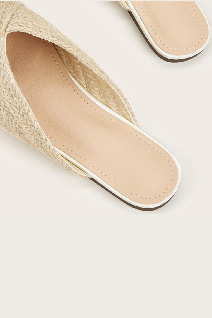 Apphia Woven Satin Slippers