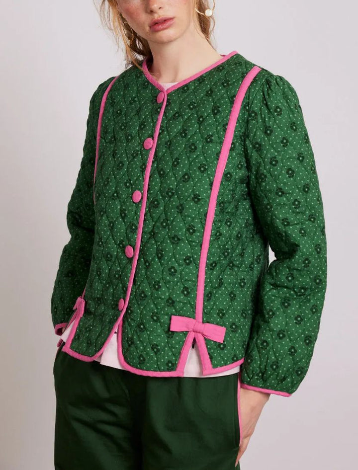 Green Life – Jacke mit rosa Schleife