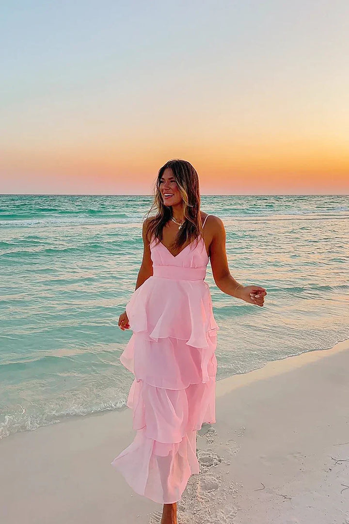 Shayla Maxi Dress - Pink