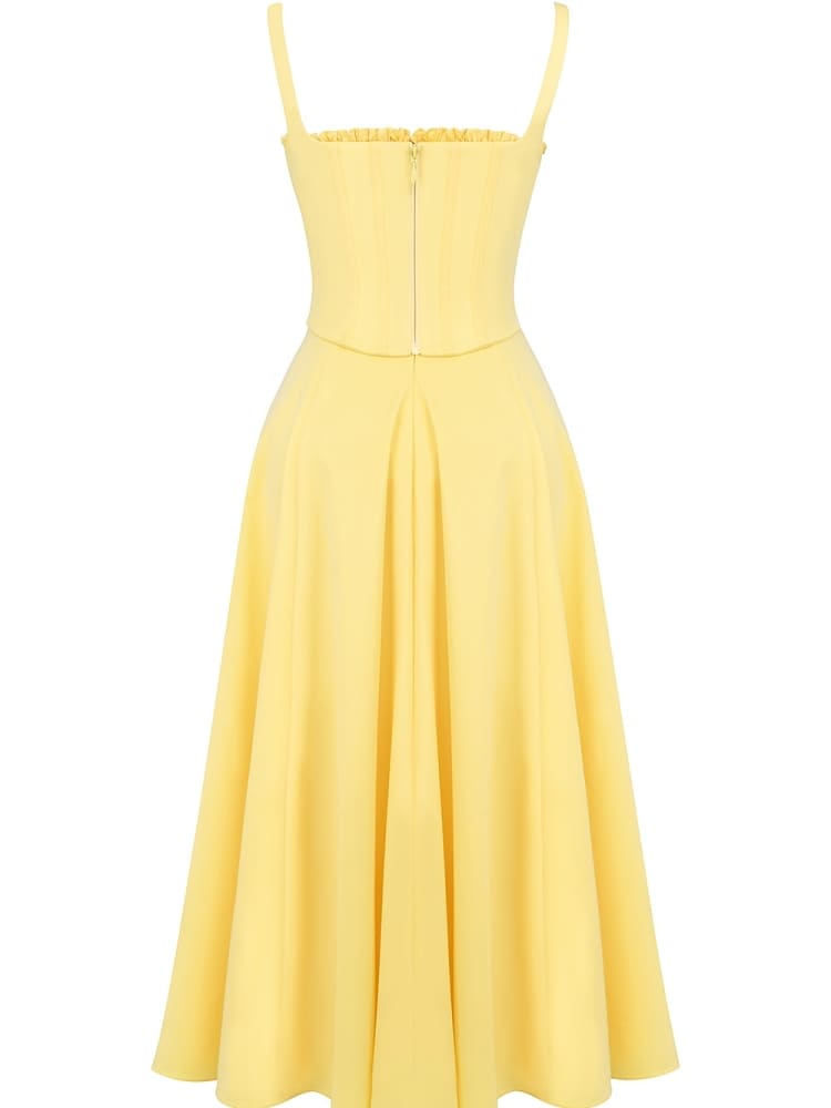 Sunshine Cotton Midi solkjole