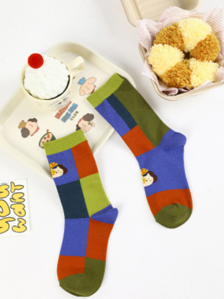 Cute Cartoon Dog Cotton Socks