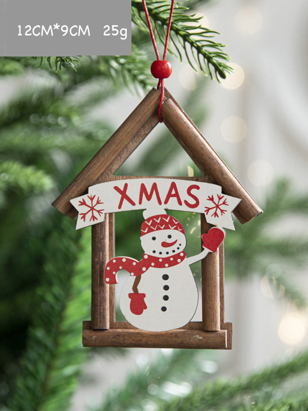 Decorazioni per la casa in legno per albero di Natale