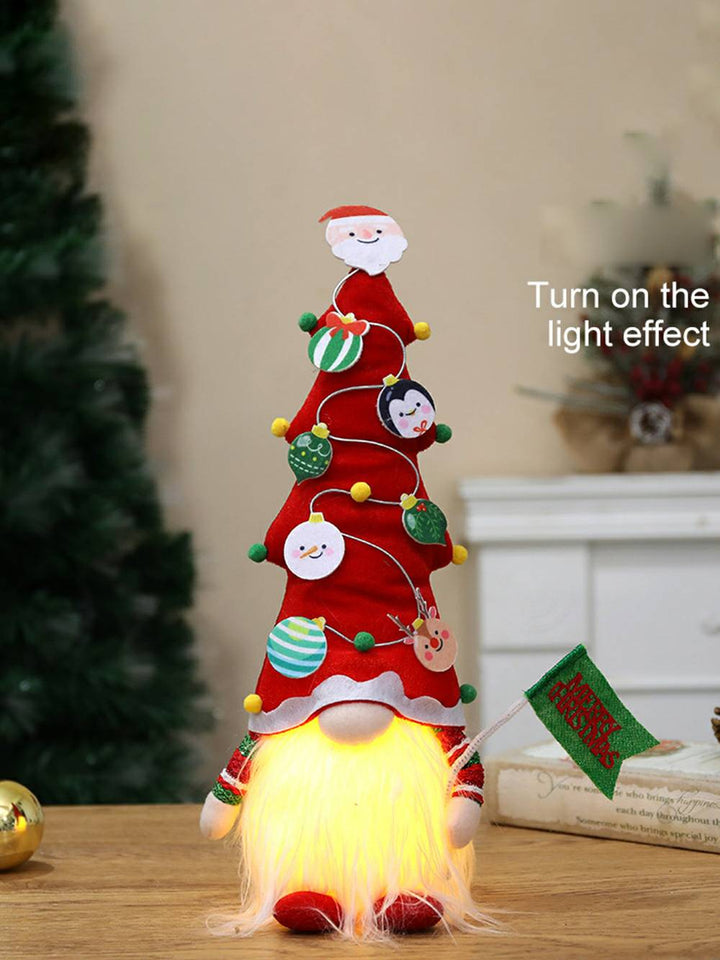 Χριστουγεννιάτικο δέντρο βελούδινη κούκλα Ρούντολφ