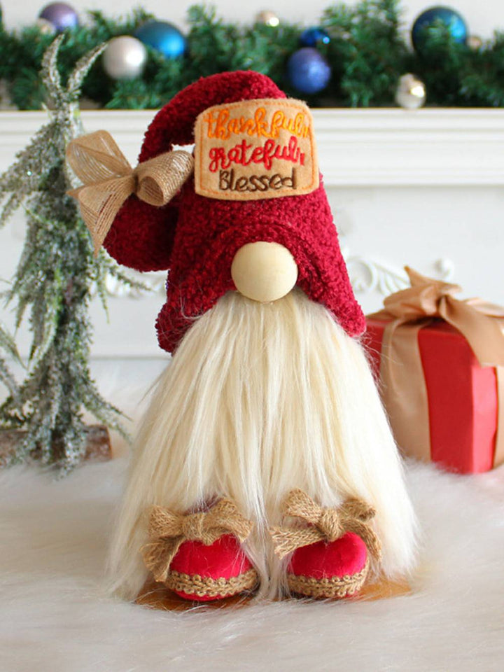 Świąteczna lalka gnom - świąteczna atmosfera - uroczy design