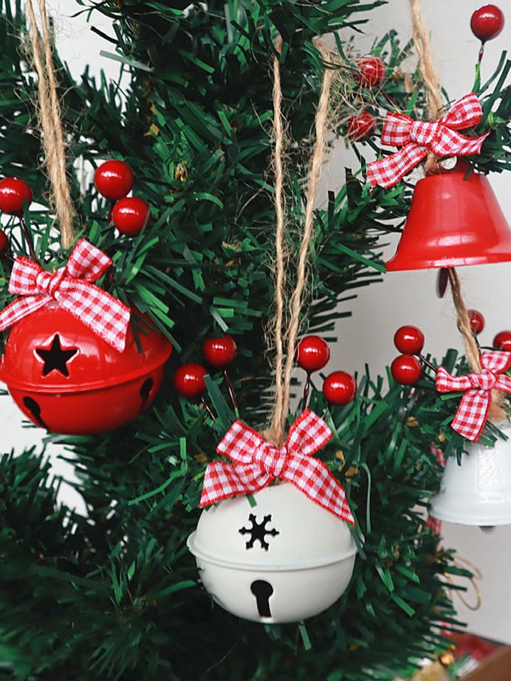Weihnachtsbaum-Beeren-Fünf-Sterne-Schneeflocken-Glocken-Anhänger
