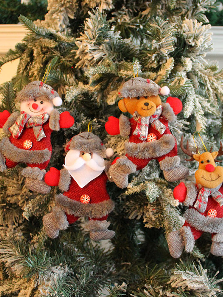 Kerstboom raampop decoratie hanger