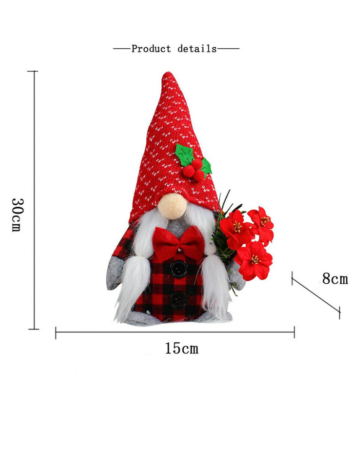 Christmas Plysch Cherry Rudolph Dwarf Doll