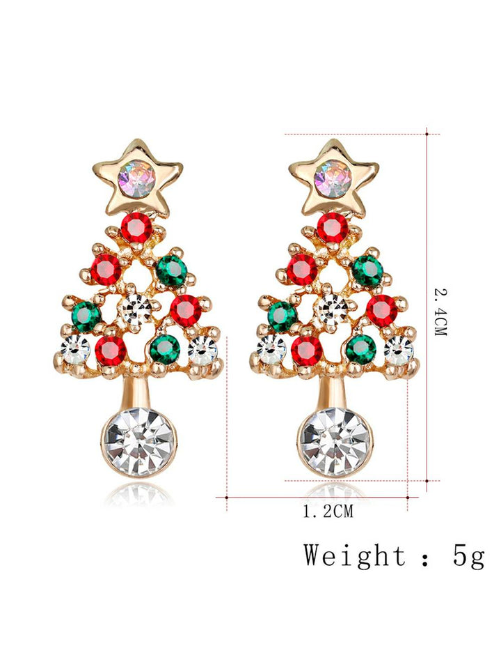 Star Christmas Earrings