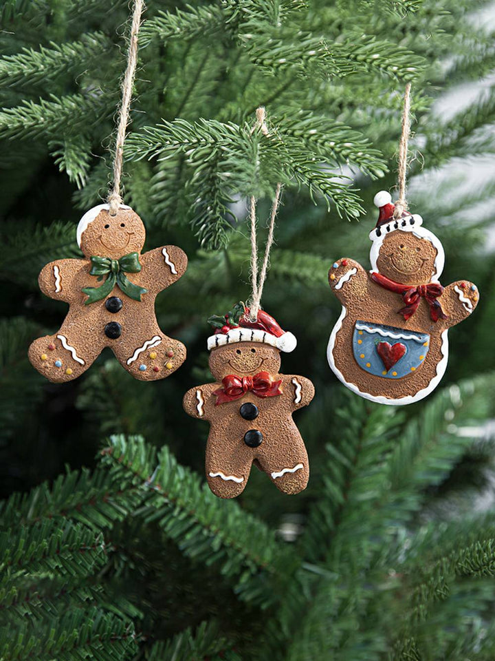 Kerstboom Gingerbread Man hars hangende decoratie