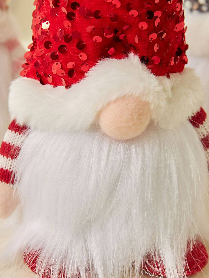 Boneca Rudolph iluminada com elfo de pelúcia de Natal