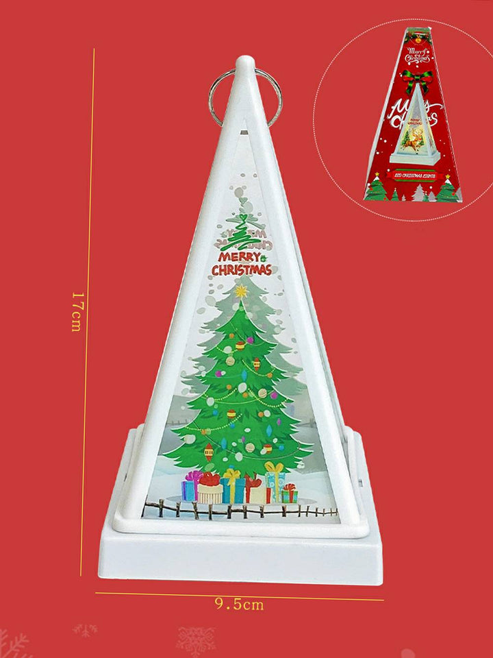 מנורת לילה ניידת לערב חג המולד - מנורת לילה LED שלווה