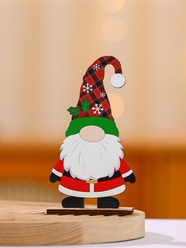 Kerst gezichtsloze oude man decoratieve ornamenten