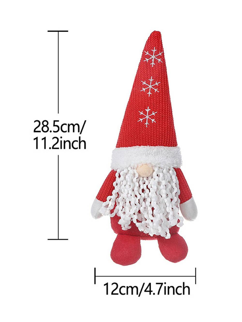 Mevrouw Claus Christmas Gnome Party Decor