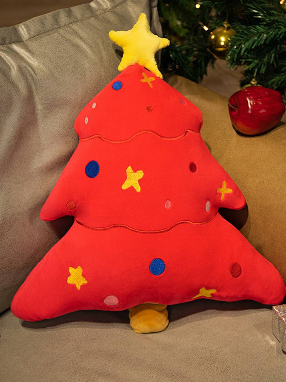 Colección de peluches navideños Kawaii de árbol de Navidad