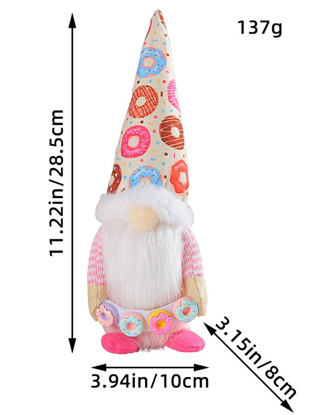 Juleplysj elf smultringfest Gnome Doll