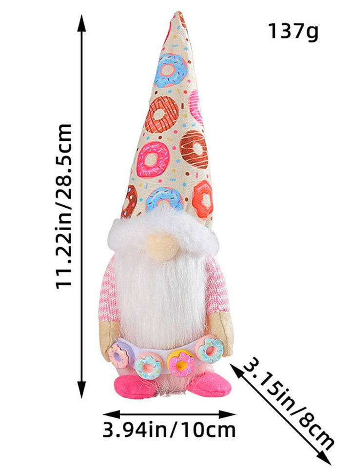Vánoční plyšový skřítek Donut Party panenka Gnome