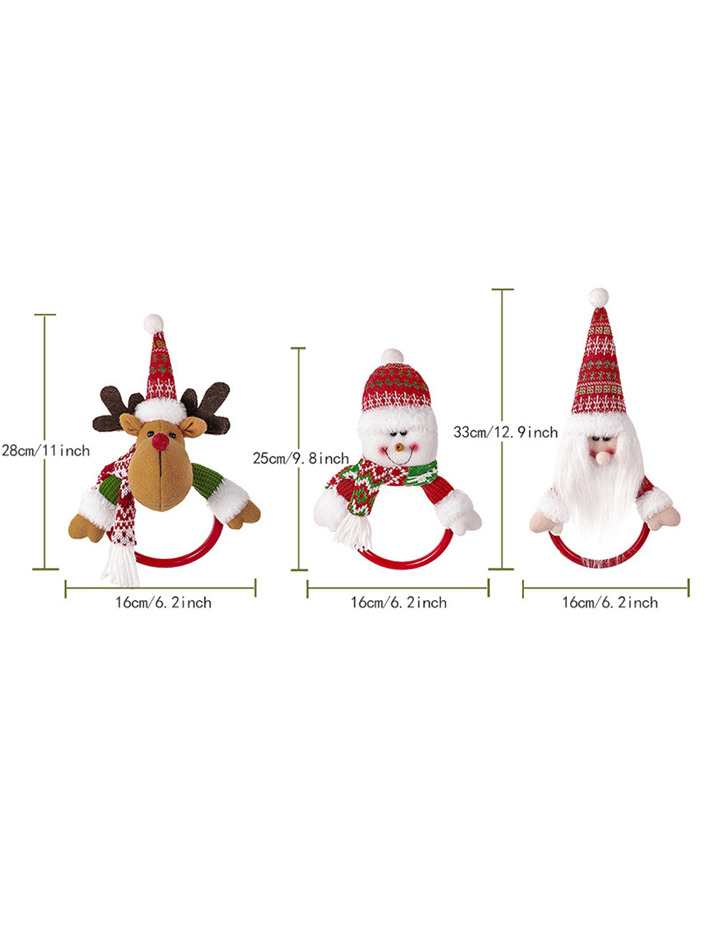 Weihnachts-Handtuch-Anhänger, Heim-Geschenk-Dekoration