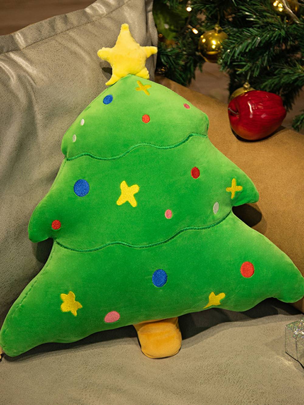Colección de peluches navideños Kawaii de árbol de Navidad