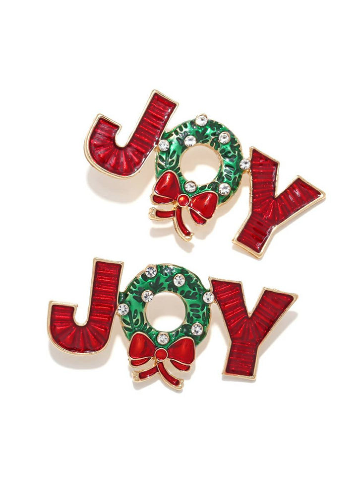 Χριστουγεννιάτικα σκουλαρίκια Radiant JOY Bow"