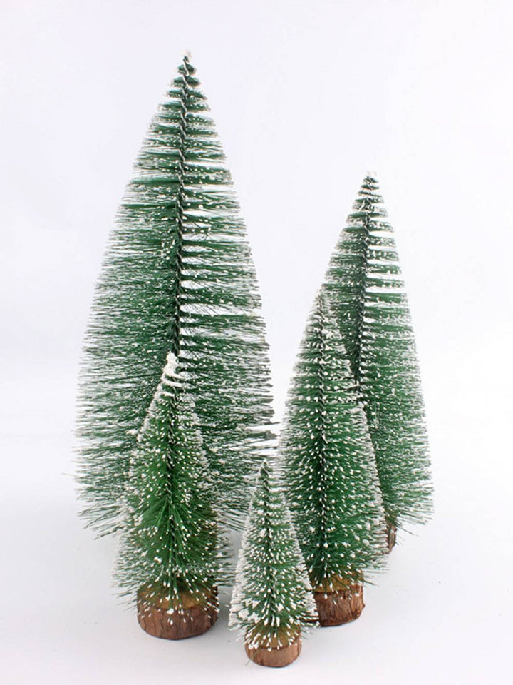 Sapin de Noël en pin recouvert de neige bricolage