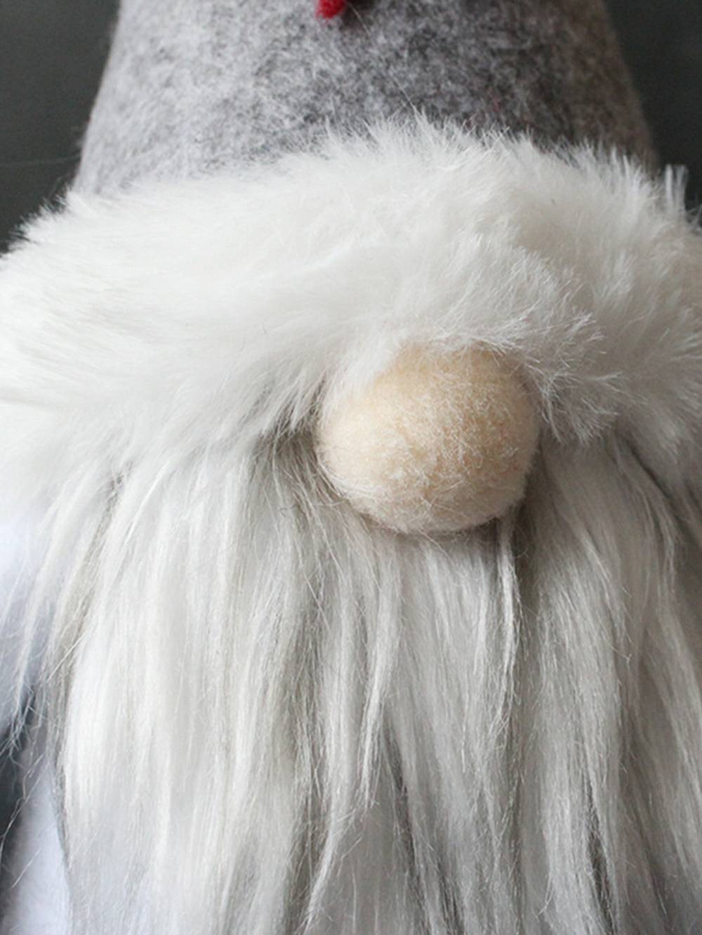 Τρίχρωμο καπέλο Snowflake Love Nordic Gnome βελούδινη διακόσμηση