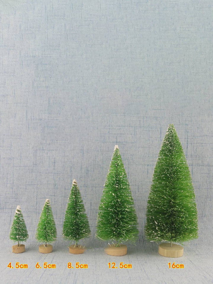 כותרת: Pine Snow Tower Mini Tree Christmas