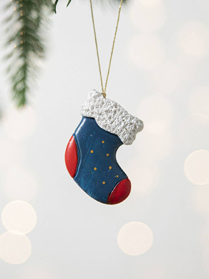 Kleurrijk hars snoepgoed cadeaupakket hangend ornament