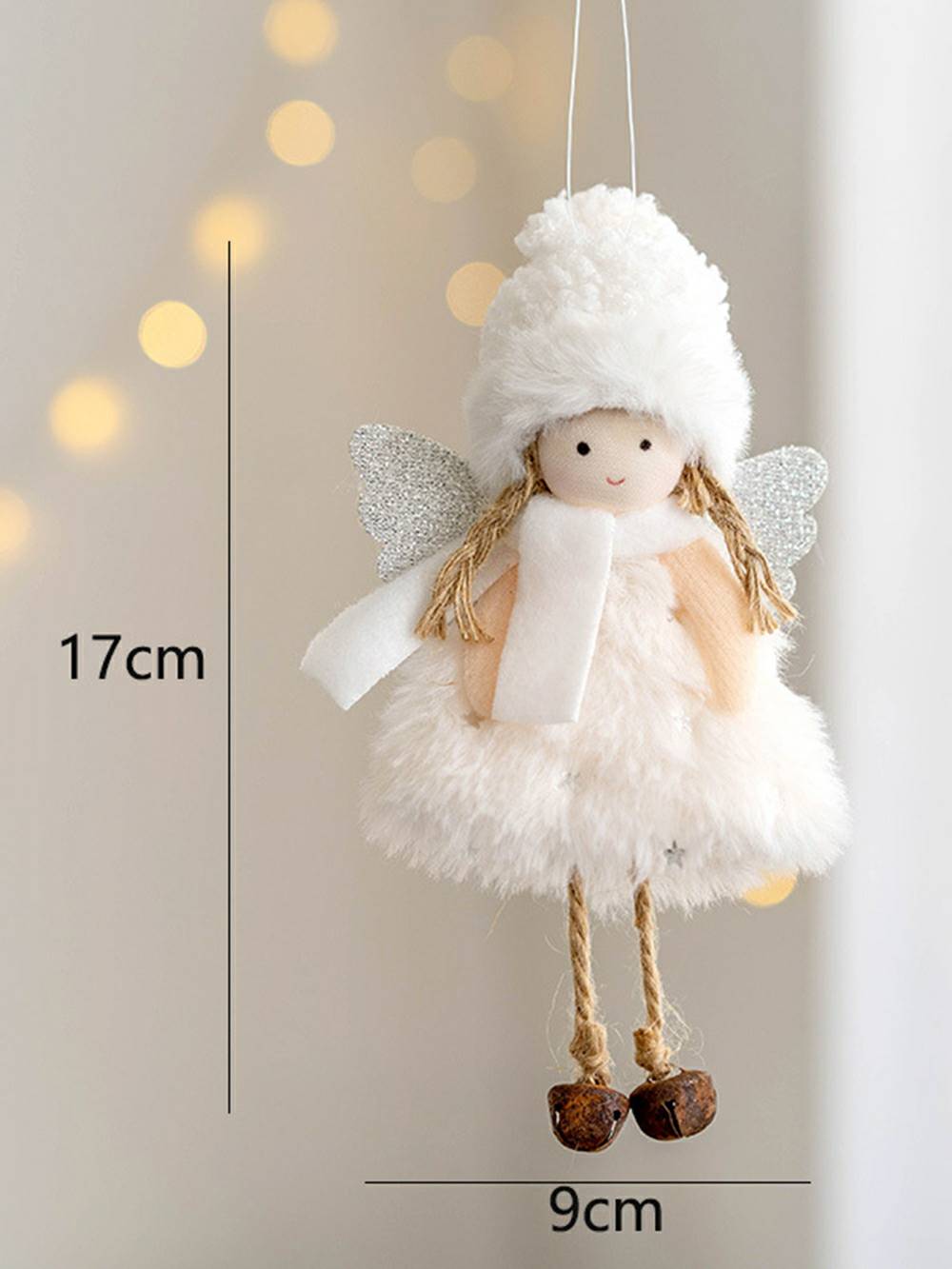 Adorable Handmade Christmas Fairy Doll Ornament