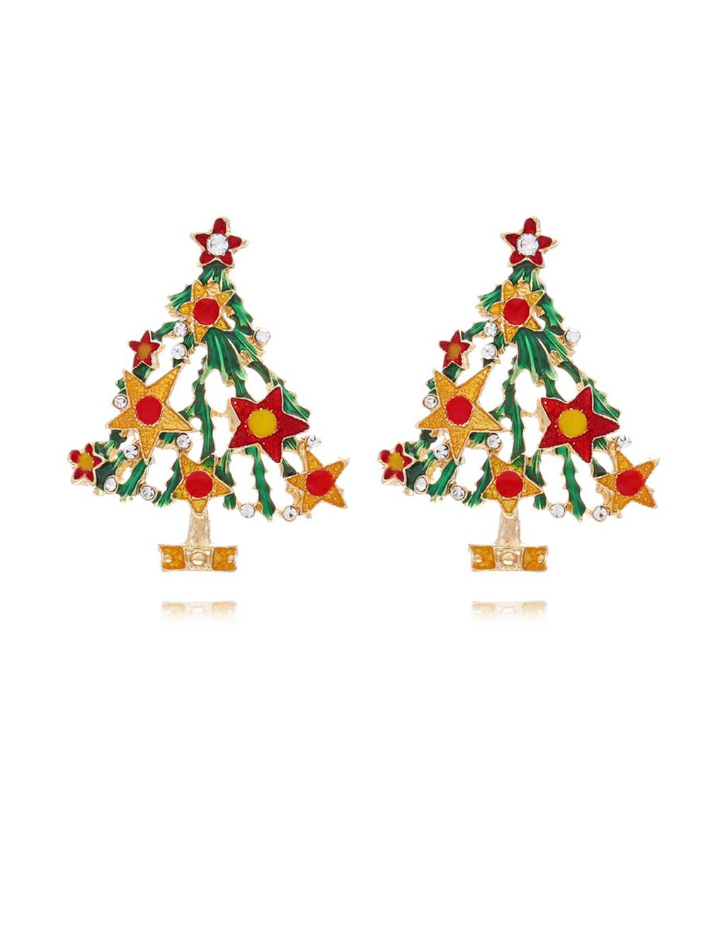 Orecchini con stella albero di Natale Thaya