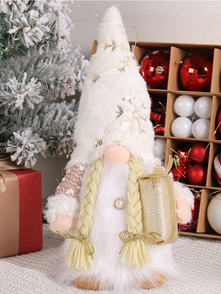 Glowing Nordic Christmas Plush Elf Decorations