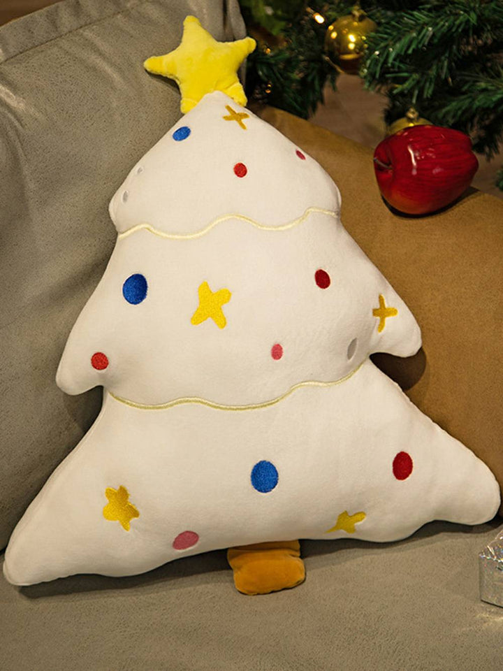Kolekcja świątecznych pluszowych pluszowych choinek Kawaii