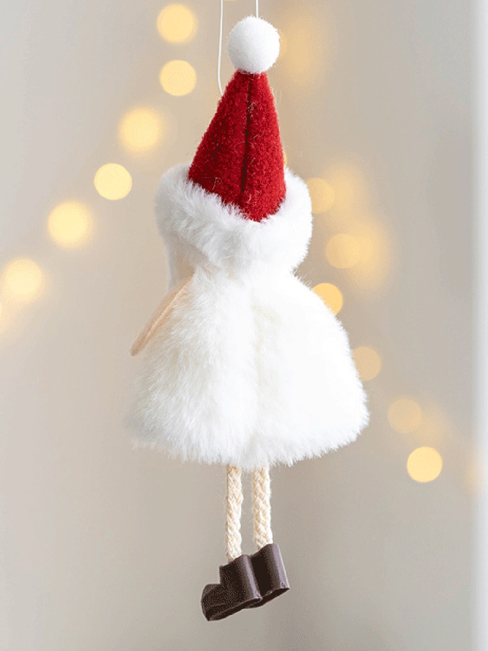 Χριστουγεννιάτικο δέντρο βελούδινο μενταγιόν διακόσμησης κούκλας