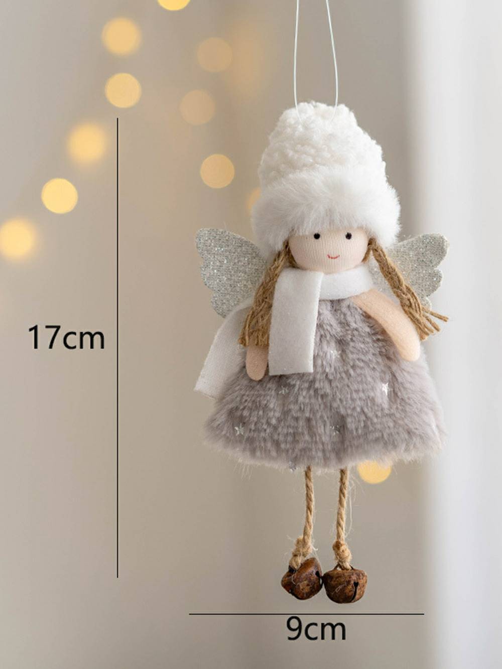 Adorable Handmade Christmas Fairy Doll Ornament