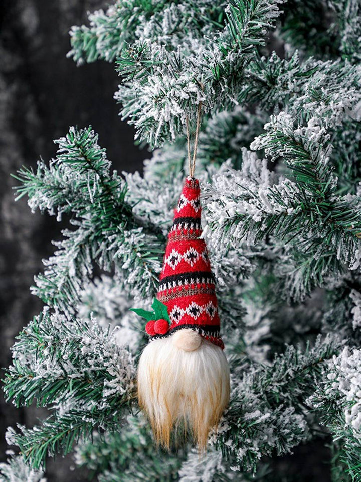 Glowing Cherry Nordic Gnome Plush Decor