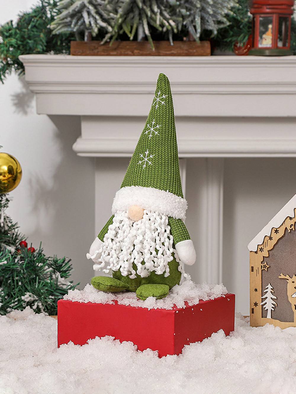 Fru Claus Christmas Gnome Party Dekor