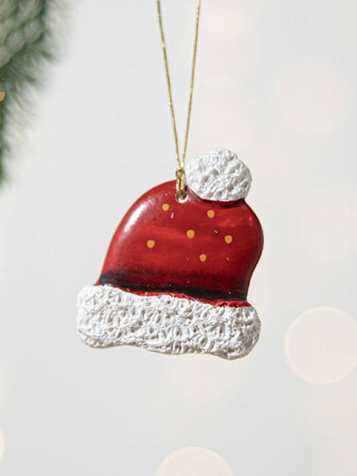 Faarweg Resin Candy Cane Kadosiddien Package hängend Ornament