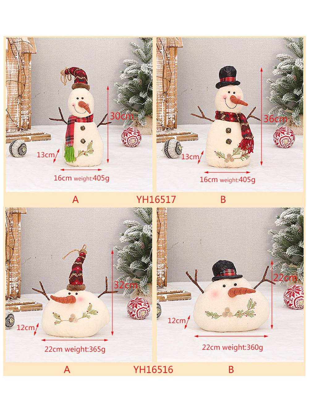 Dekorace panenky sněhulák Window Ornamenty pro panenky Vánoční řemeslo