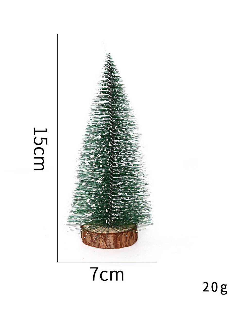 DIY schneebedeckter Kiefern-Weihnachtsbaum